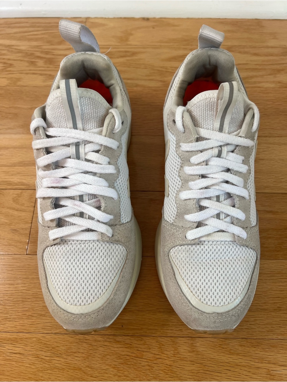 Veja Venturi Alveomesh Sneakers in White/Pierre Natural - Picture 7 of 9